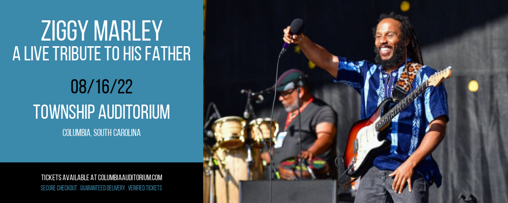 Ziggy Marley - A Live Tribute To His Father at Township Auditorium tickets Ziggy Marley - A Live Tribute To His Father at Township Auditorium