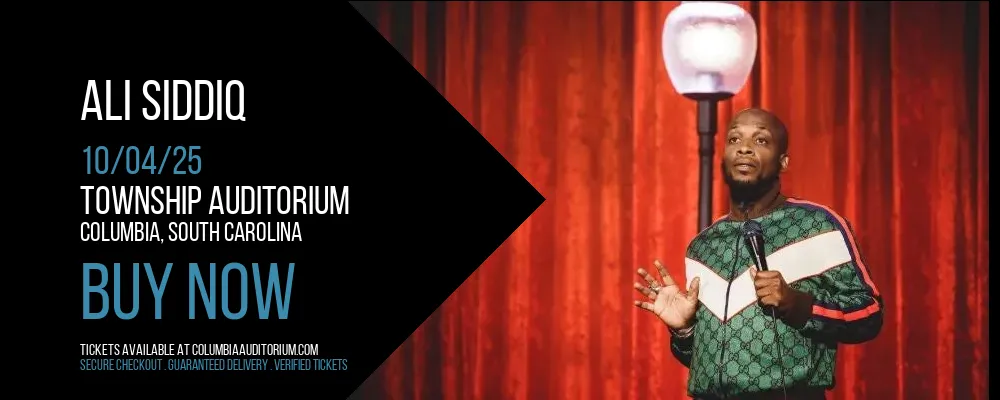 Ali Siddiq at Township Auditorium